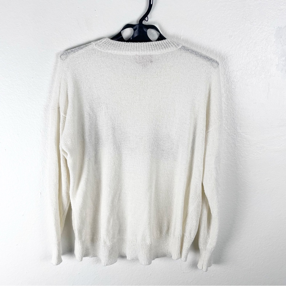 SHOW ME YOUR MUMU Cognac Howdy Graphic Knit Long Sleeves Woodsy Sweater Size XS - Picture 2 of 11